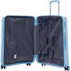 Világoskék, 3 db-os utazóbőrönd szett WINGS COCKATIEL (Méret Bőrönd szettek)