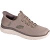 Skechers Slip-Ins Summits - High Range - szürke/barna férfi tornacipő
