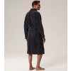 Atlantic Soft férfi fürdőköpeny (Barva sötétkék, Méret XL/2XL)