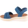Kék női éktalpú szandál Skechers Slip-Ins: BOBS Sun Ray 114413-NVY