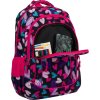 Peterson fekete-rózsaszín szív alakú iskolatáska