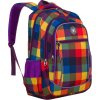 Peterson Színes Kockás Iskolatáska