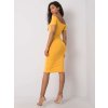 Sárga női szűk szabású ruha