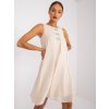 Világos bézs bő ruha