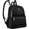 Rovicky fekete női elegáns hátizsák zsebekkel