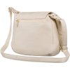 Rovicky krémszínű női crossbody táska arany cipzárral