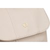 Rovicky krémszínű női crossbody táska arany cipzárral