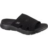 Fekete női papucs Skechers Go Walk Flex Sandal - Elation (Méret 35)