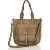 MARCO MAZZINI Bézs színű női bőrtáska (Méret ONE SIZE)