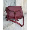 Marco Mazzini bordó bőrtáska