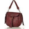 Marco Mazzini bordó bőrtáska