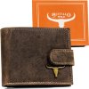 Barna nubuk férfi pénztárca Buffalo Wild E068 (Méret ONE SIZE)