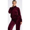 Bordó velúr garbó (Méret S)