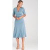 Világoskék midi koktél  ruha (Méret S)