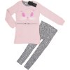 Emoi lány rózsaszín szett: tunika + leggings