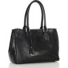 MARCO MAZZINI fekete shopper kézitáska