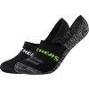 Fekete alacsony zokni - 2 pár Skechers 2PPK Mesh Ventilation Footies Socks