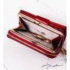 Peterson Red Smooth Glossy Leather Leather Wallet Y205