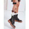 (Méret 36) Fekete női HARDSTEP bokacsizma