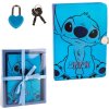 Türkiz napló kulccsal Disney Stitch