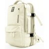 Krémszínű tágas utazó hátizsák Solier NOA