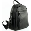 Fekete női elegáns bőr hátizsák