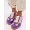 Lila női Női bőr tornacipő S.Barski