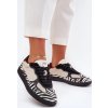 Bézs női Női tornacipő Daniel Lopez Just Dare zebra mintával