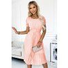 Numoco Basicbasic nőiNői rakott midi ruha Mia peach (Méret ONE SIZE)