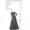 Numoco Basicbasic nőiNői maxi ruha S tüll ujjúujjú barackszínű (Méret ONE SIZE)