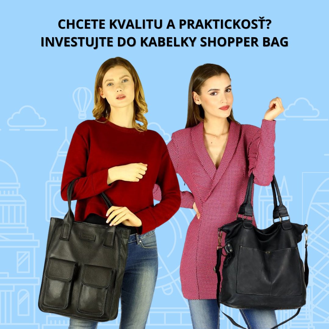 Chcete kvalitu a praktickosť? Investujte do kabelky shopper bag