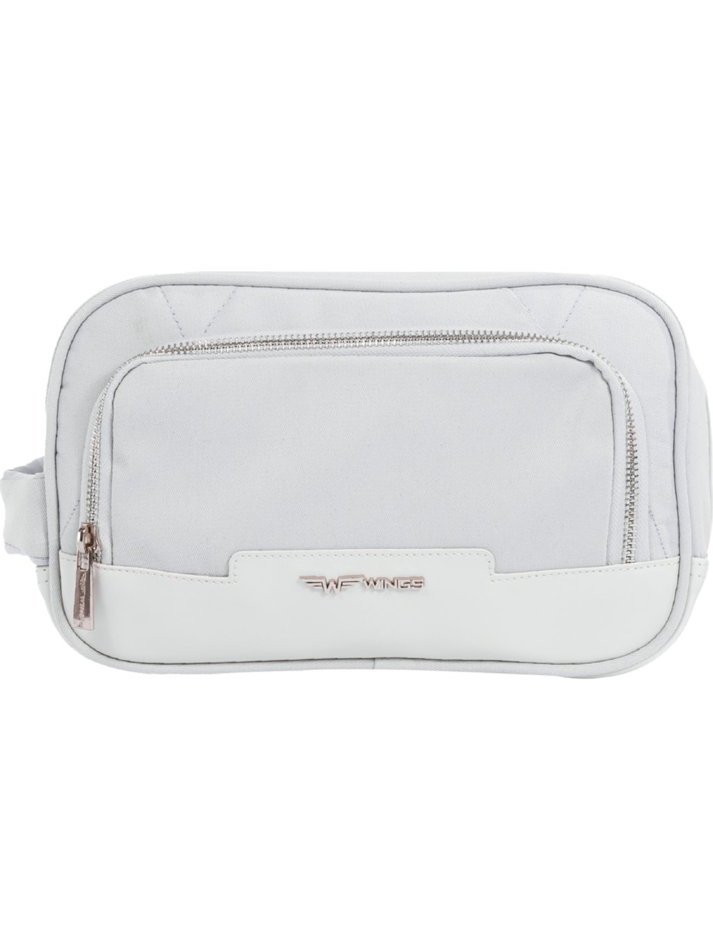 Svetlosivá cestovná kozmetická taštička KSK01 KOZMETYCZKA GREY KISKADEE Veľkosť: ONE SIZE