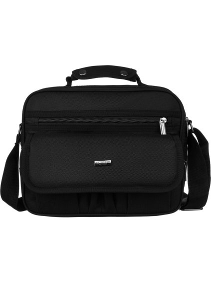 Peterson Čierna priestranná pánska taška