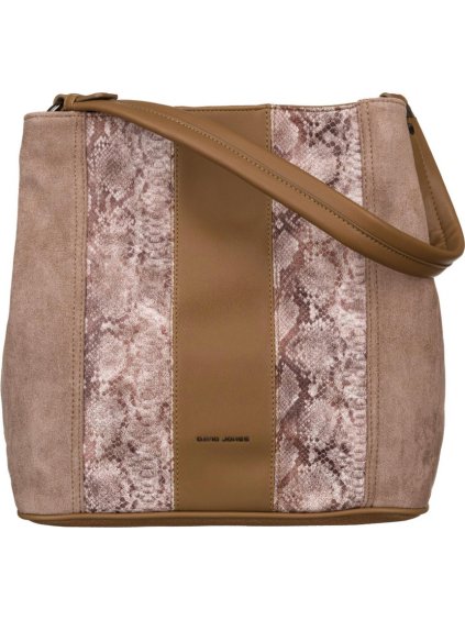 David Jones béžová shopper kabelka s hadím vzorom