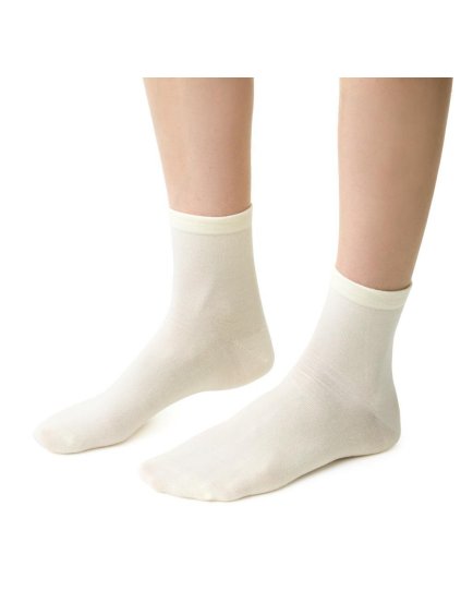 Smotanové dámske ponožky z merino vlny Art.130