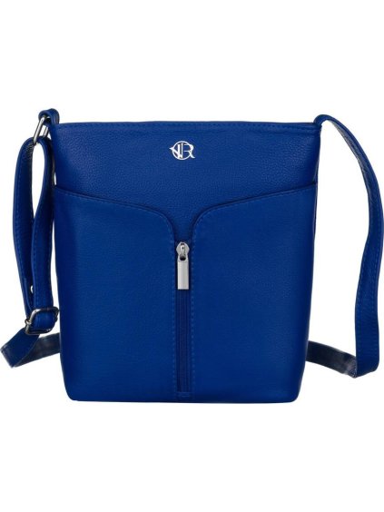 Rovicky modrá kožená messenger taška