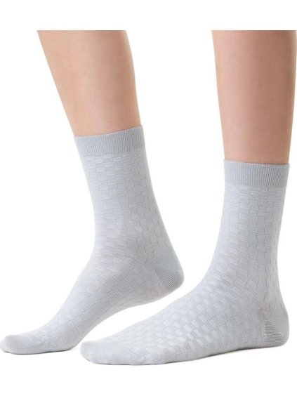 Sivé dámske bambusové ponožky Art.125
