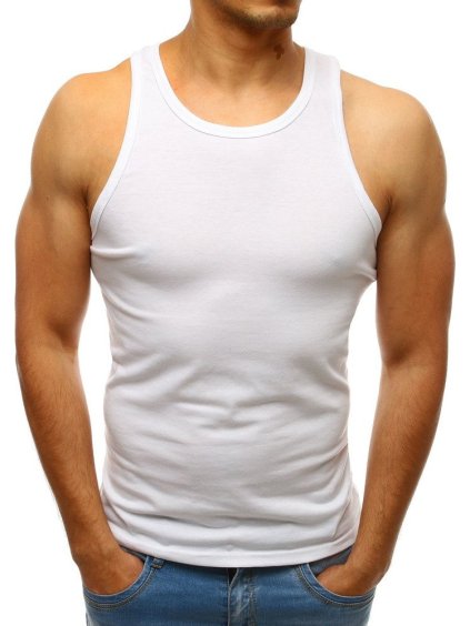 Biele pánske tielko