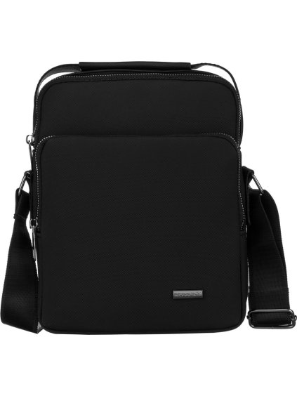 Rovicky Čierna priestranná pánska taška cez rameno