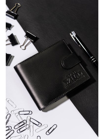 Always Wild čierna elegantná kožená peňaženka A251