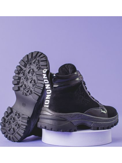 Dievčenské členkové topánky na silnej podrážke