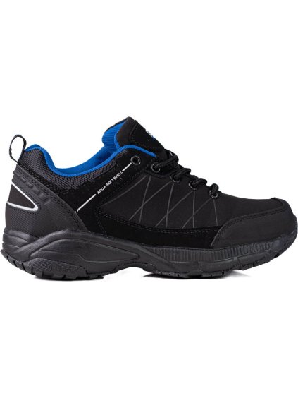 Dámske čierne trekové vodeodolné topánky