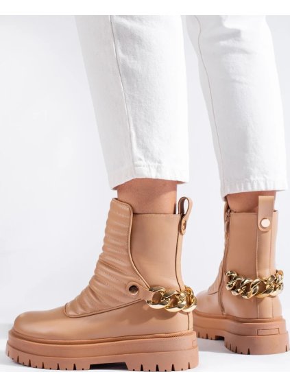 BÉŽOVÉ ŠTÝLOVÉ WORKERY S RETIAZKOU