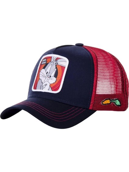 Modro-vínová pánska šiltovka Capslab Freegun Looney Tunes