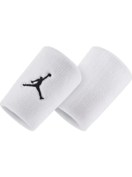 Biele potítka na zápästie Jordan Jumpman Wristbands