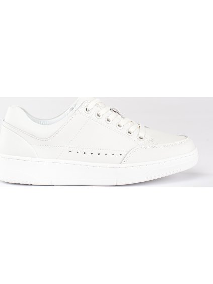 Biele dámske tenisky na vysokej platforme