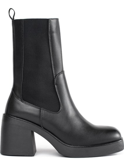 Čierne vysoké štibletky Sergio Leone