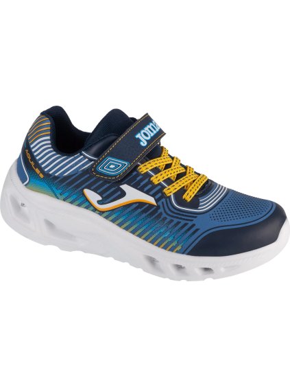 Modré svietiace chlapčenské tenisky Joma Aquiles Jr 2403