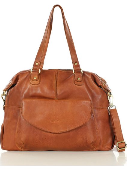 MARCO MAZZINI Camel dámska shopper kabelka