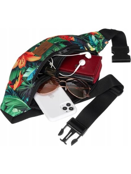 Peterson Priestranná polyesterová ľadvinka - vzor tropických listov